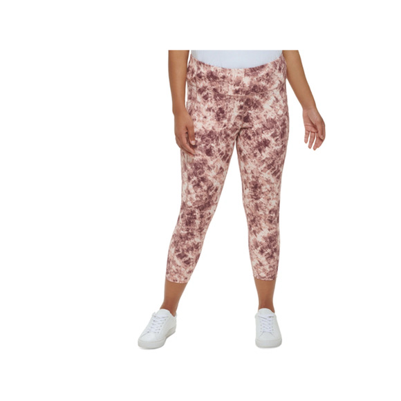 Calvin Klein High Waist 7/8 Compression Leggings Bold Print Women 2X NWT - Picture 1 of 4